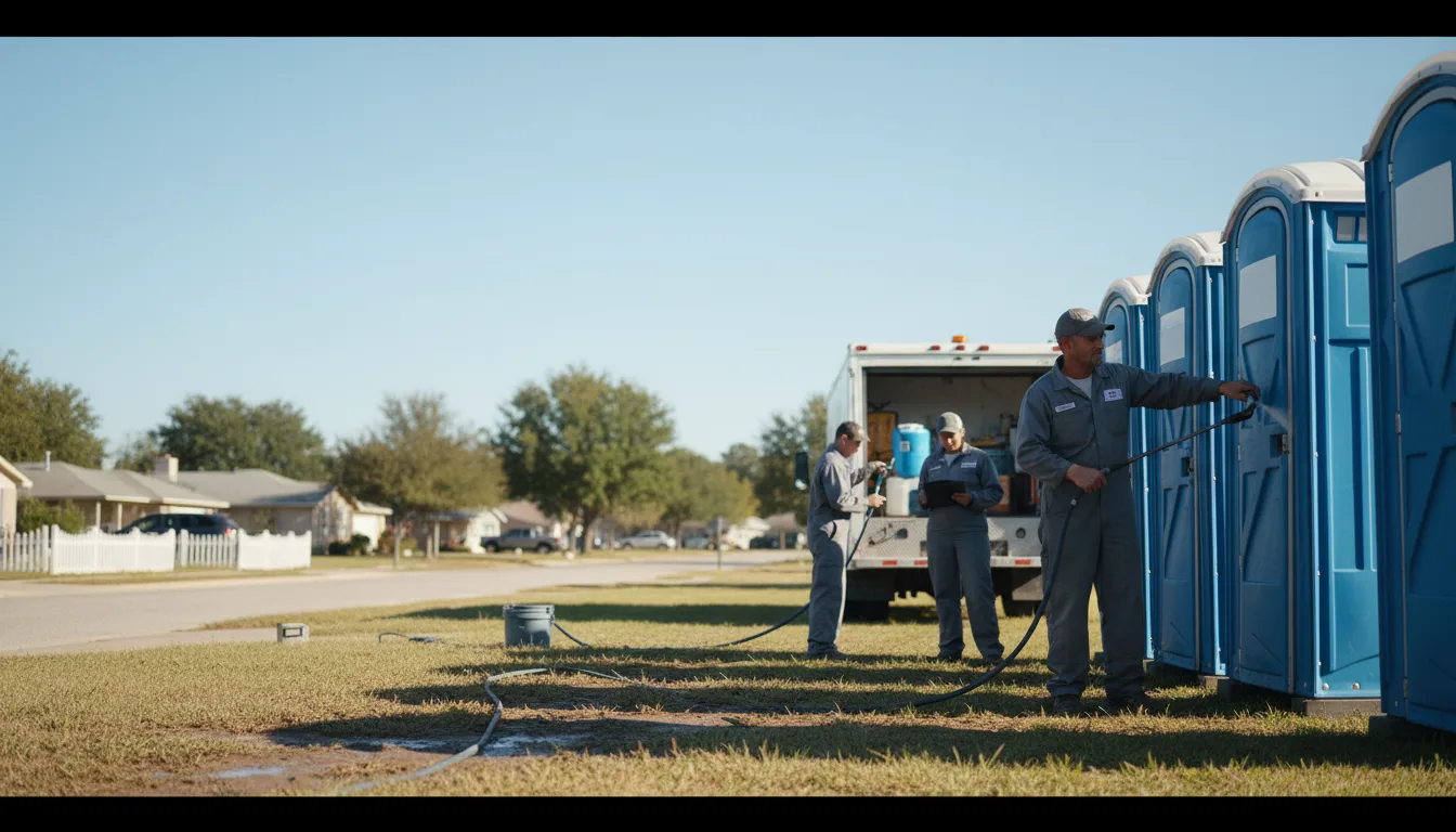 Long-Term Portable Toilet Rental in Bluffton, AR near me